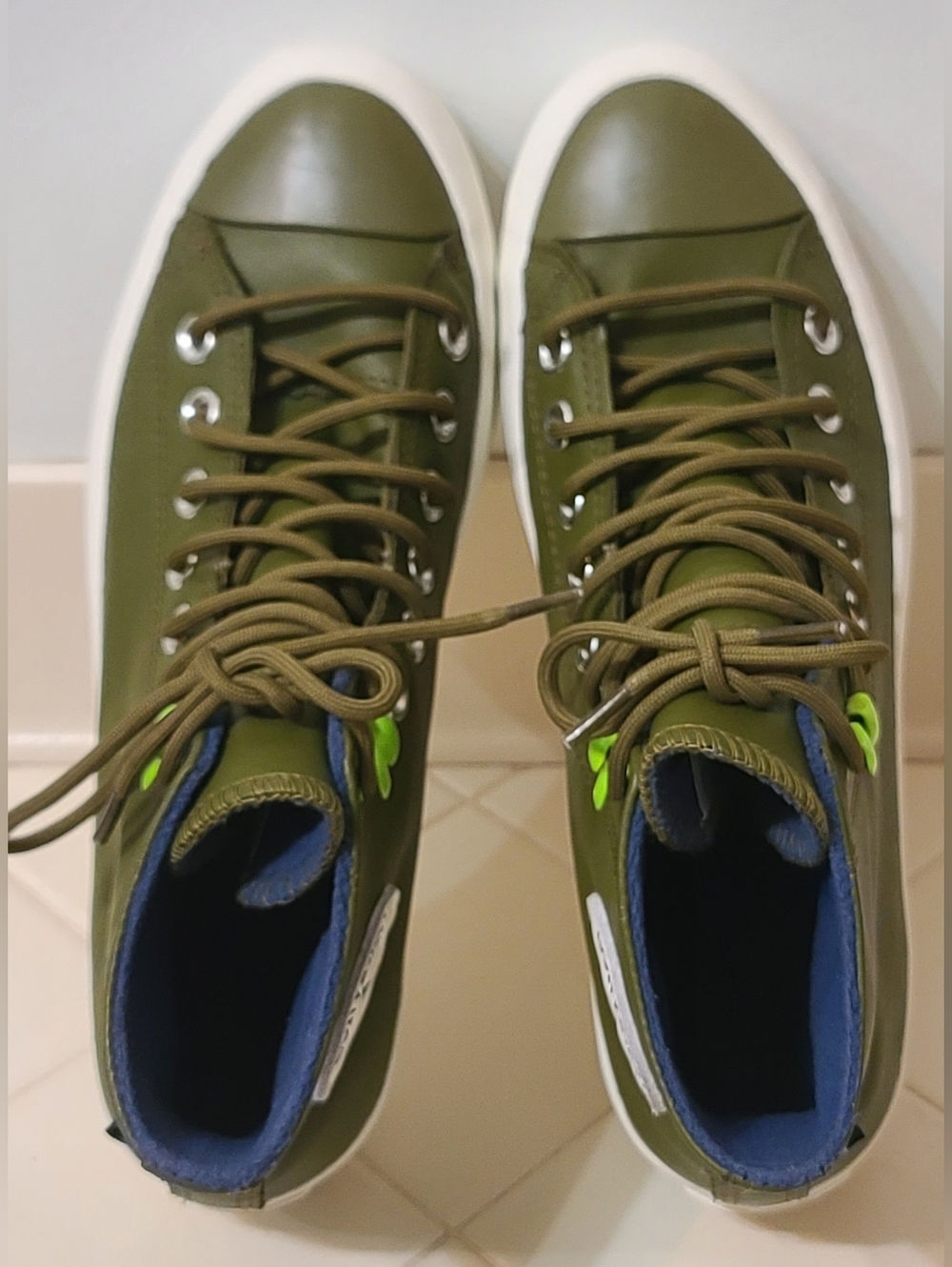 Converse Chuck Taylor All Star Lugged Gore-Tex "Army Green" Women’s Size 8.5 - Picture 6 of 8